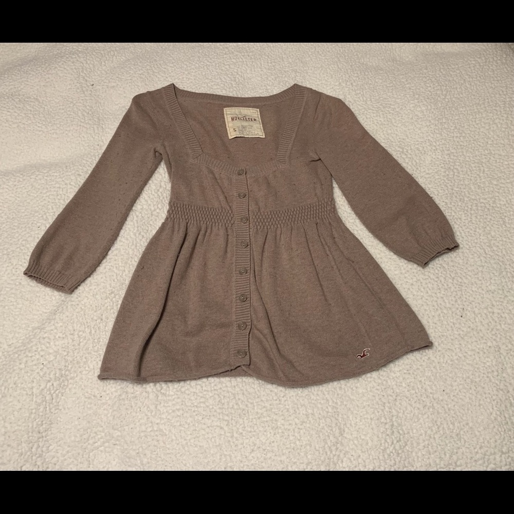 Hollister button down cardigan